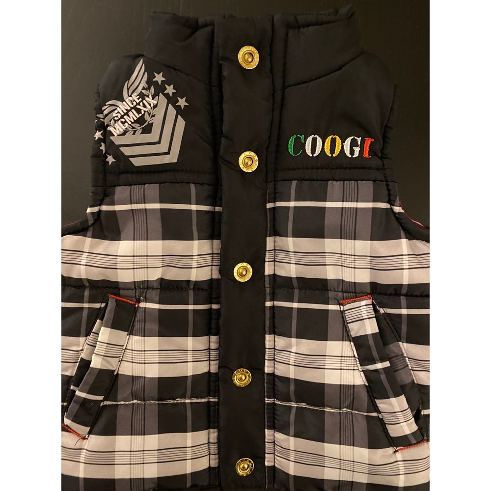 COOGI Baby Puffer Vest Infant 3-6m Black/White‎ Streetwear